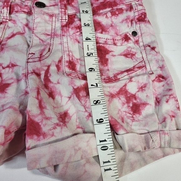 Jessica Simpson Pink Tie Dye Denim Shorts - Picture 4 of 5